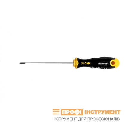 Отвертка со сферической головкой FELO - HEX 2,5х100х86 мм (42725340)