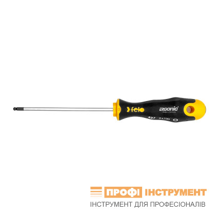 Отвертка со сферической головкой FELO - HEX 3,0х100х86 мм (42730340)