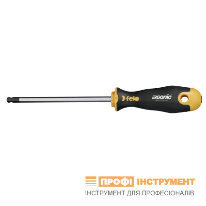 Отвертка со сферической головкой FELO - HEX 5,0х100х86 мм (42750340)