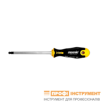 Отвертка со сферической головкой FELO - HEX 6,0х100х86 мм (42760440)