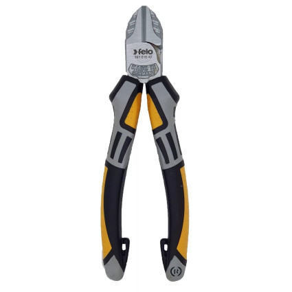 FELO side cutters 160 mm, DIN ISO 5749 three-component handles, protection against hand slippage, strap attachment (59101640)