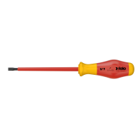 Викрутка діелектрична FELO SL 1000V 5,5х1,0x125х100 мм (91305590)