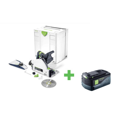 Акумуляторна занурювальна пилка Festool TSC 55 Li REB-Basic 201395