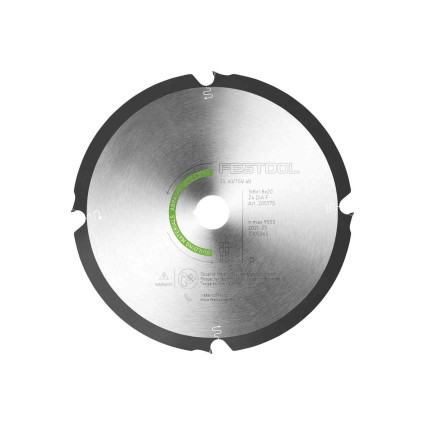 Алмазный пильный диск FESTOOL - ABRASIVE MATERIALS DIA 168x1,8x20 F4 (205769)