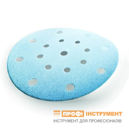 Sanding paper self-adhesive D150 mm, grain 60 Granat, varnishes, paints, putties, min, materials, acrylic, 50 pcs,