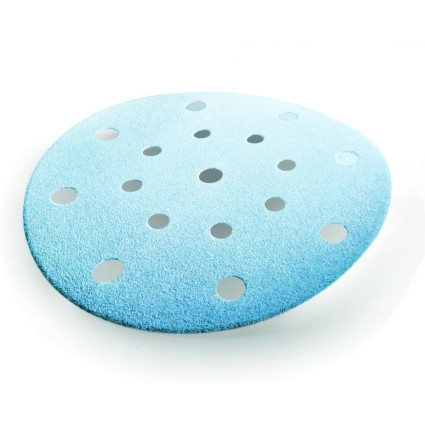 Sanding paper self-adhesive D150 mm, grain 60 Granat, varnishes, paints, putties, min, materials, acrylic, 50 pcs,