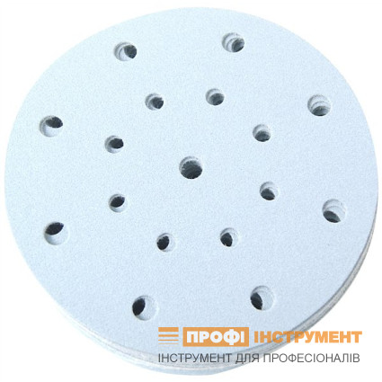 Sanding paper self-adhesive D150 mm, grain 500 Granat, varnishes, paints, putties, min, materials, acrylic, 100 pieces,