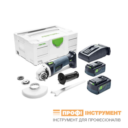 577241 Festool Акумуляторні кутошліфувальні машинки AGC 18-125 5,2 EBI-Plus
