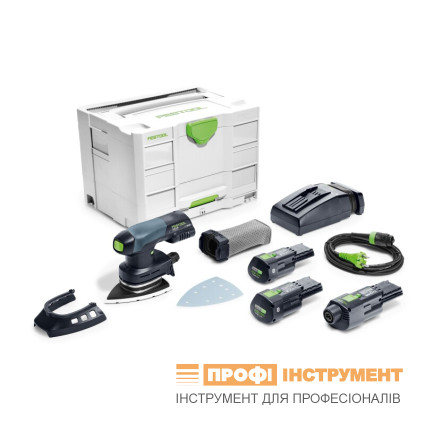 Акумуляторна дельташліфувальна машина FESTOOL - DTSC 400 3,0 I-Set (577509)