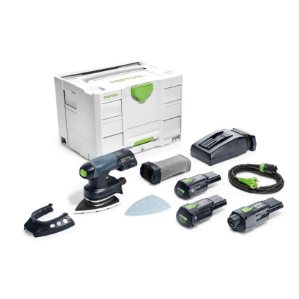 Акумуляторна дельташліфувальна машина FESTOOL - DTSC 400 3,0 I-Set (577509)