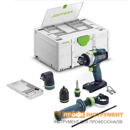 Акумуляторна ударна дриль-шурупокрут FESTOOL - QUADRIVE TPC 18/4 I-Basic-Set (577625)