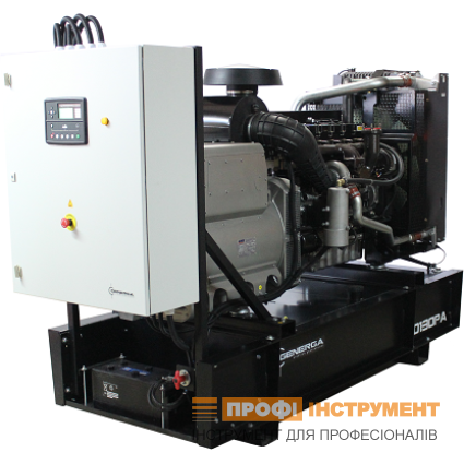 Diesel power plant GENERGA TD130PA+ATS in open design (TD130PA+ATS)