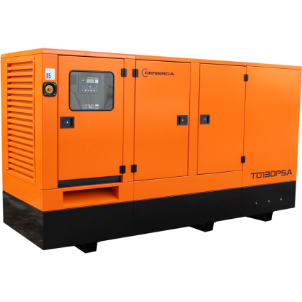Diesel power plant GENERGA TD130PSA+ATS in a soundproof casing (TD130PSA+ATS)