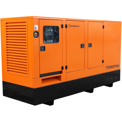 Diesel power station GENERGA TD150PSA+ATS in a soundproof casing (TD150PSA+ATS)