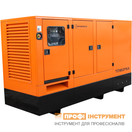Diesel power station GENERGA TD180PSA+ATS in soundproof casing (TD180PSA+ATS)