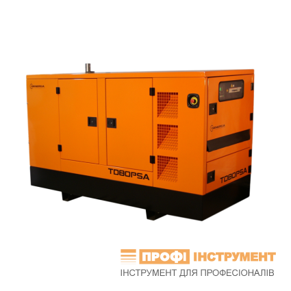 Diesel power station GENERGA TD80PSA in a soundproof casing (TD80PSA)