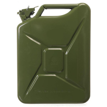 Metal canister GELG 10 L color OLIVE GREEN (RAL6003) DIN 7274 (30-04-21-3101)
