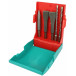 Bionic drill set 6x100mm, 8x160mm + pick/flat/blade chisel