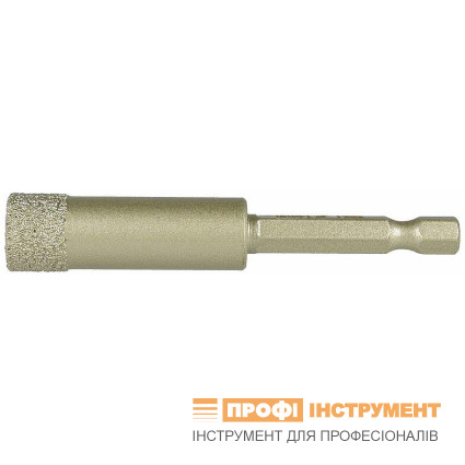 Свердло HELLER алмазне 10x42x80 мм CERA EXPERT Accu-Speed, 6-гр. хвостовик, граніт, черепиця, керамограніт, кахель, скло, мармур (29618)