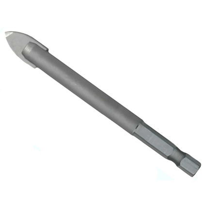 Сверло HELLER твердосплавное 7х85 мм QuickBIT CeramicMASTER; 6-гранный мин.; стекло, керамика, акрил, черепица, кафель (26209)