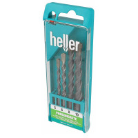 Набор буров HELLER по бетону PROCONCRETE 5/6/8/10 мм. 4 шт. (16873)