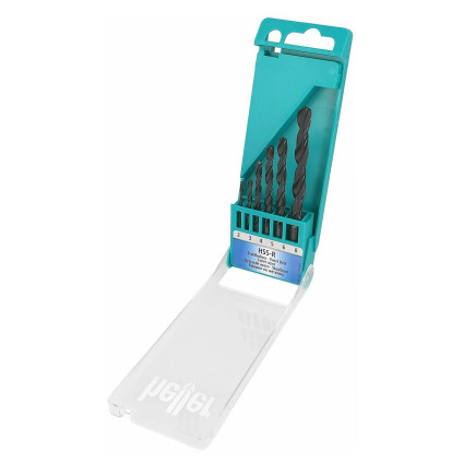 Набор сверл HELLER по металлу HSS-R 2/3/4/5/6/8 мм. 6 шт. (17732)