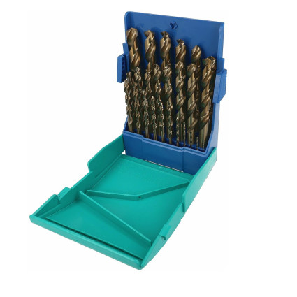 Набор сверл HELLER по металлу HSS-Cobalt 1-13 мм. шаг 0.5мм. 25 шт. (21965)