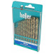 Набор сверл HELLER по металлу HSS TiN 2-8 мм. шаг 0.5мм. 13 шт. (29351)