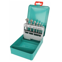 Набір конічних зенкерів HELLER HSS 6.3/8.3/10.4/12.4/16.5/20.5 мм 6 шт. (22590)