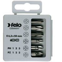 Набір біт FELO PROFI INDUSTRIAL, пластикова упаковка, 6 штук (03291516)