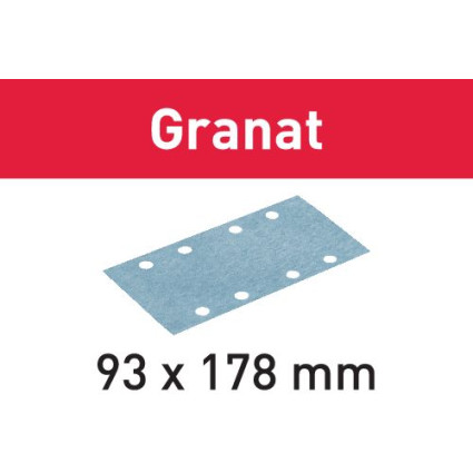 Шлифовальные листы STF 93X178 P280 GR/100 Granat
