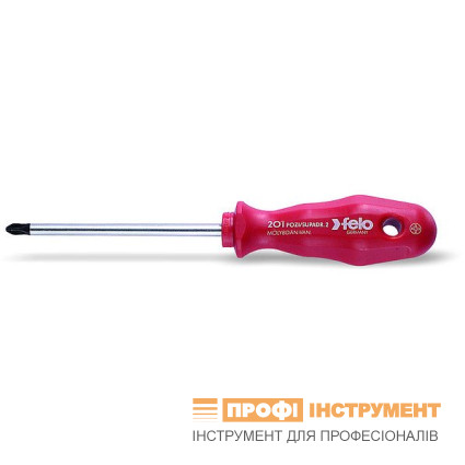 Отвертка слесарная крестовая FELO PZ2х100 мм (20120390)