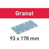 Sanding sheets STF 93X178 P150 GR/100 Granat