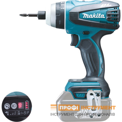Акумуляторний гібридний шуруповерт - гайковерт MAKITA DTP141Z