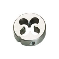 Round die BSW 3/32 x 48 inch thread BS 84, DIN 223, HSS, Volkel