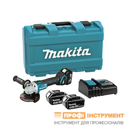 Акумуляторна болгарка MAKITA DGA504RFE3