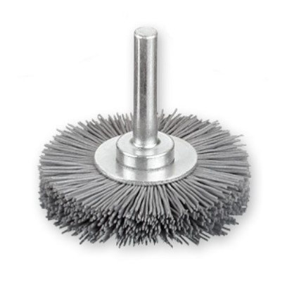 Щетка дисковая 80х12-14 мм; хвостовик 6 мм; Полимерабразивний ворс зерно 320 / 0.6; 15000 об / мин LESSMANN ( ЛЕСМАН ) LESSMANN ( ЛЕСМАН )