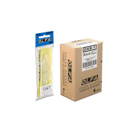 Лезвие Olfa CKB-1 двухстороннее, блистер 2 шт, для ножа CK-1 (601510)