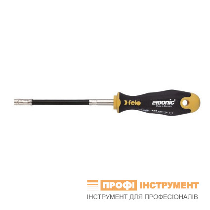 Отвертка гибкая головка шестигранник 8х170х106; ERGONIC; хром-молибден-ванадиевая сталь.