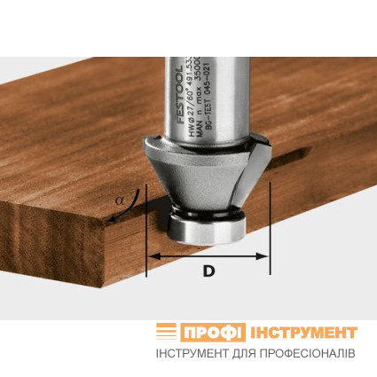 Chamfer cutter HW 45°-OFK 500