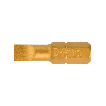 Бита FELO шлиц SL 5,5х1,0х25 мм TIN (02052070)