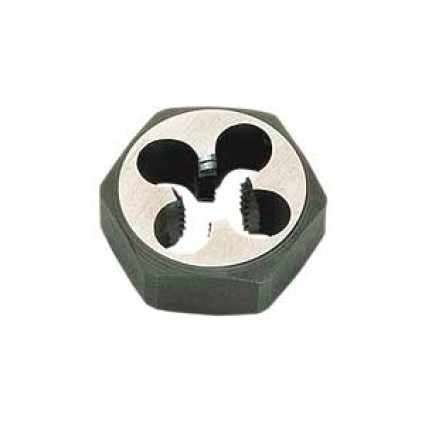 Плашка VOLKEL шестигранна M 18 x 2.5 метричне різьблення. DIN 382. HSS (ФЕЛЬКЕЛЬ) (27162)