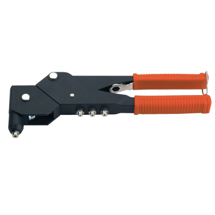 Riveting key 285 mm, swivel head 360 gr,, rivets alu/steel max 5mm/4,8mm,