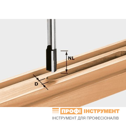 Фреза пазова HW S12 D22/45 Фреза пазова HW S12 D22/45