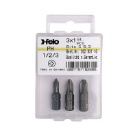 Набор бит FELO INDUSTRIAL PZ1/PZ2/PZ3x50 мм (02193216)