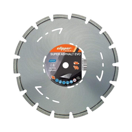 Коло алмазне сегментне 400х25,4 мм NORTON SUPER ASPHALT EVO, сегмент 10 мм, асфальт