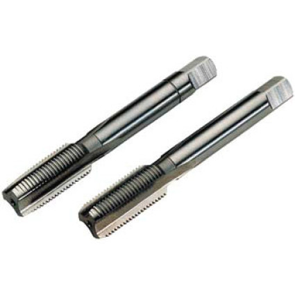 Hand tap G (BSP) 1/4 x 19 pipe thread, set of 2 pcs,, DIN 5157, HSS-E, Volkel