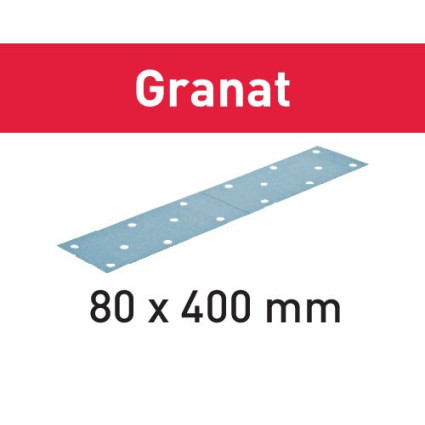 Шлифовальные листы STF 80x400 P180 GR/50 Granat