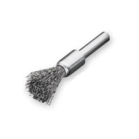End brush D12x20 mm, shank 6 mm, Steel corrugated wire 0,2 mm, 20000 rpm End brush D12x20 mm, shank 6 mm, Steel corrugated wire 0,2 mm, 20000 rpm