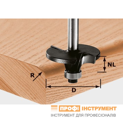 Фреза профильная HW S8 D42/R6